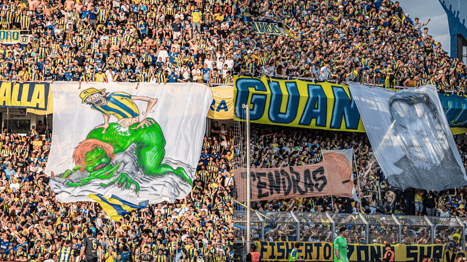 Central recibió una doble sanción por las «banderas obscenas» que se vieron el domingo