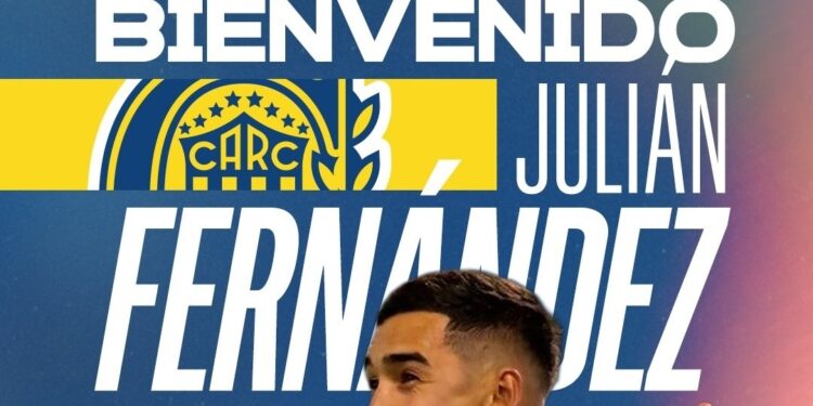 Ahora si llegó el sexto: Julián Fernández fue anunciado como nuevo jugador de Rosario Central