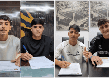 Miércoles de firmas: los 4 juveniles que obtuvieron su primer contrato profesional con Rosario Central